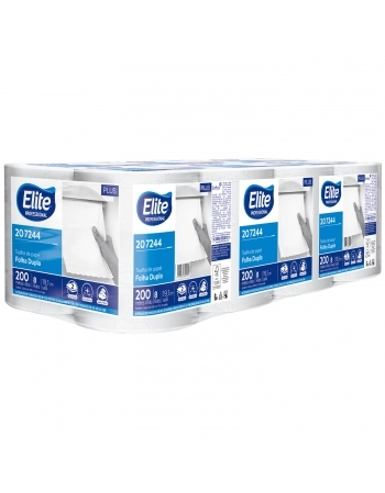 TOALHA BOBINA PLUS FOLHA DUPLA 8X200