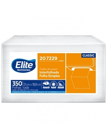 TOALHA INTERFOLHA CLASSIC FOLHA SIMPLES 15X350