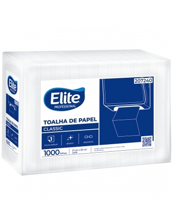 TOALHA INTERFOLHA CLASSIC FOLHA SIMPLES 12X1000
