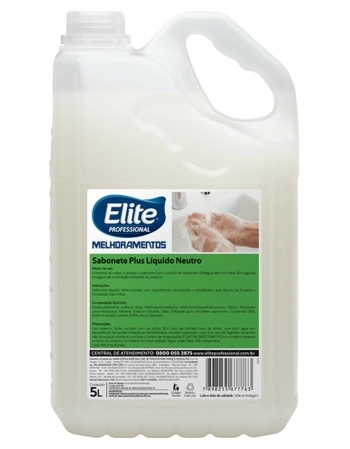 SABONETE LÍQUIDO PLUS NEUTRO 2X5L