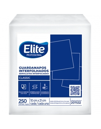 GUARDANAPO INTERFOLHADO CLASSIC FOLHA SIMPLES 72X250