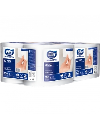 PAPEL HIGIENICO ROLO EXCELLENCE FOLHA DUPLA 8X300