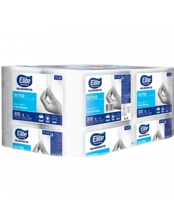 PAPEL HIGIENICO ROLO PLUS FOLHA SIMPLES 8X300