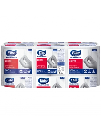 PAPEL HIGIENICO ROLO PLUS FOLHA SIMPLES 8X500