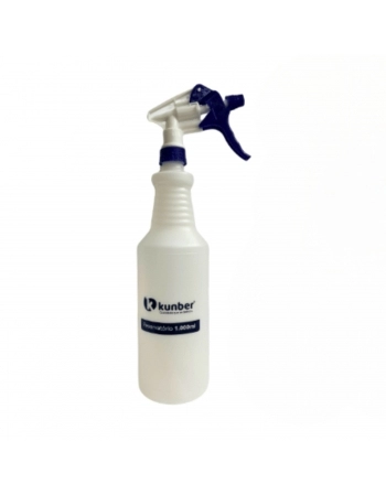 FRASCO BORRIFADOR PEAD 1000ML COM GATILHO AZUL