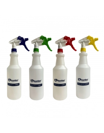 FRASCO BORRIFADOR PEAD 1000ML COM GATILHO AZUL
