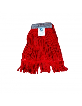 MOP UMIDO ALGODAO PONTA DOBRADA 300G VERMELHO