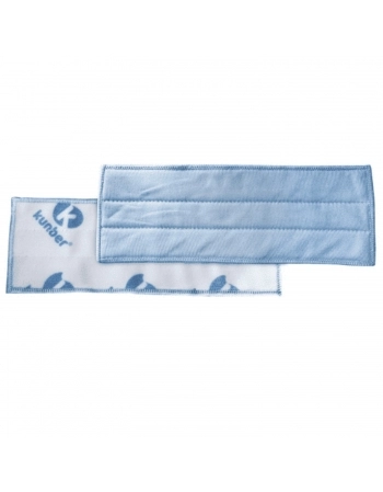 MOP MICROFIBRA VIDROS E ESPELHOS 33CM VELCRO- AZUL