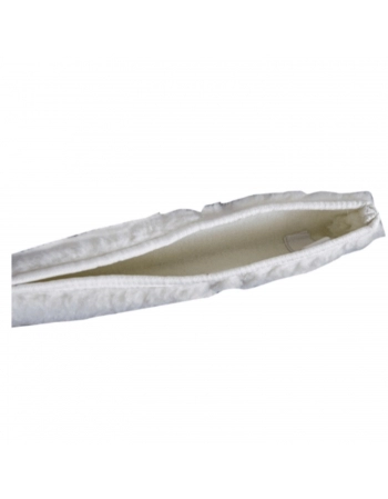LUVA PARA APLICADOR DE CERA 40CM-BRANCO