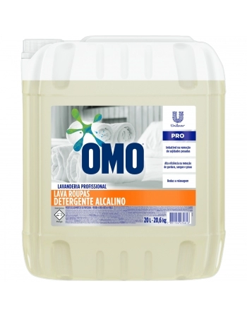 DETERGENTE LIQUIDO OMO ALCALINO 20L