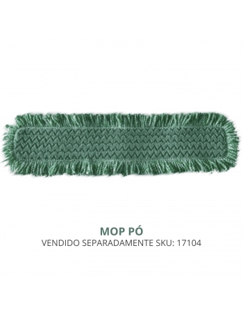 CONJ SUP PLANO ALUMINIO 80CM COM TRAVA E CABO ALUMINIO 150CM VERDE