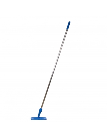CONJ SUP PLAST FIBRA 23CM E CABO ALUM 150CM P.AZUL