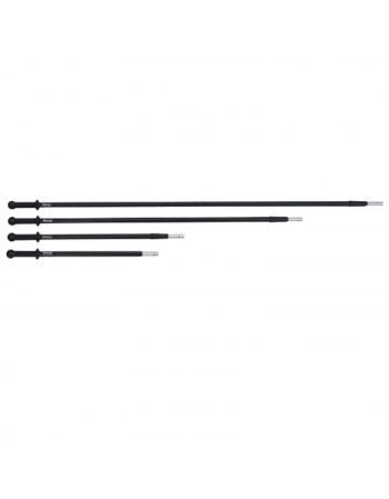 CABO TELESCOPICO ALUMINIO ANODIZADO 2 ESTAGIOS 85CM/1,5M