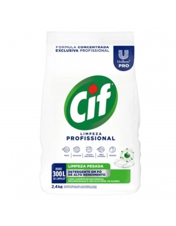 CIF LIMPADOR EM PO LIMPEZA PESADA 2.4KG