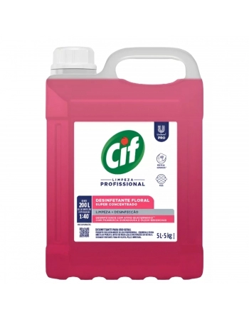 DESINFETANTE CIF CONCENTRADO FLORAL 5L