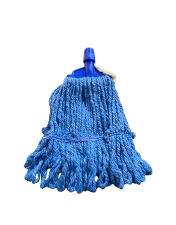 MOP UMIDO ALGODAO PONTA DOBRADA 340G AZUL