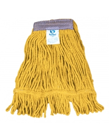 MOP UMIDO ALGODAO PONTA DOBRADA 300G AMARELO
