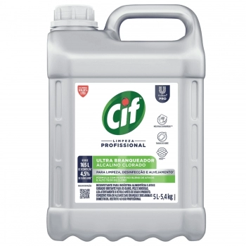 DESENGORDURANTE LIQUIDO CIF ULTRA BRANQUEADOR 5L