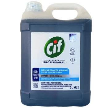 DESINFETANTE CIF CONCENTRADO MARINE 5L